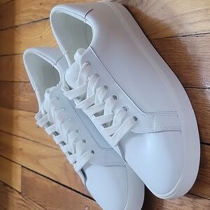 Sam Edelman Ethyl White Leather Sneakers